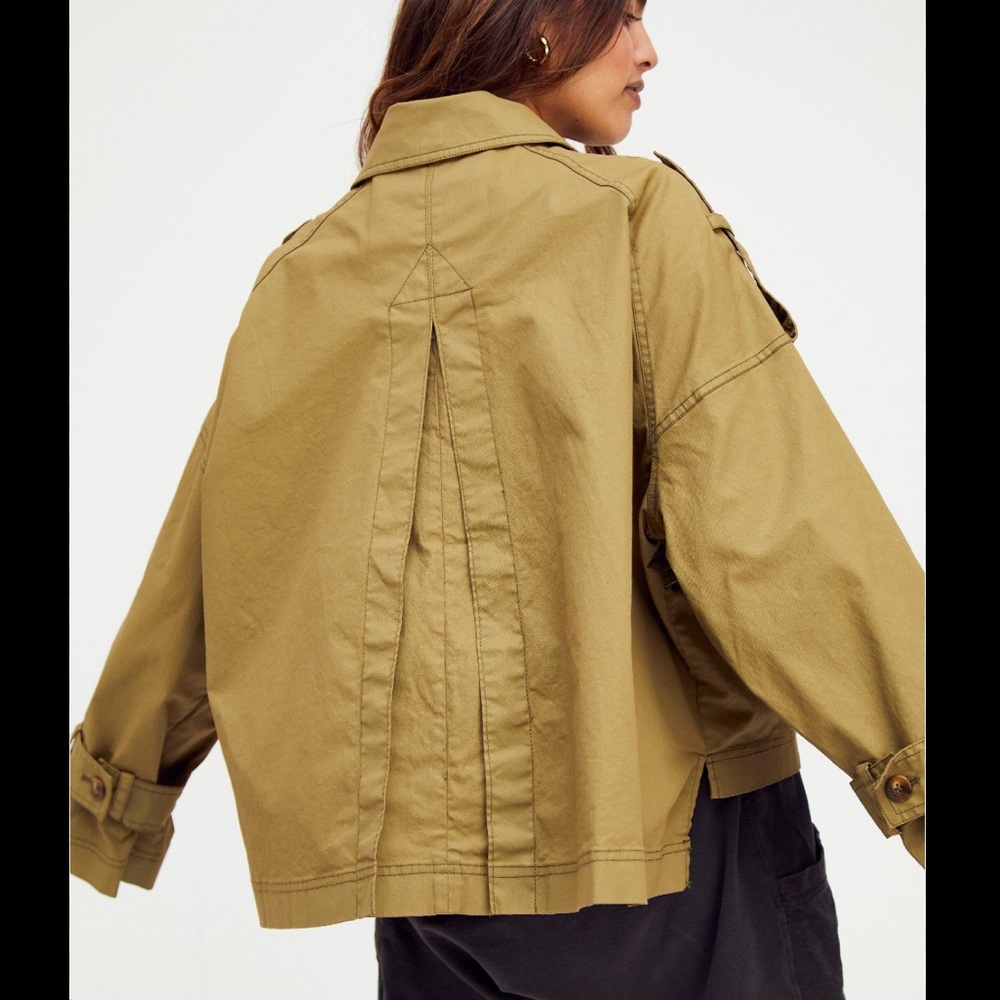Free People Brenda Aviator Trench Coat - Picture 2 of 16